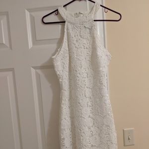 White lace dress